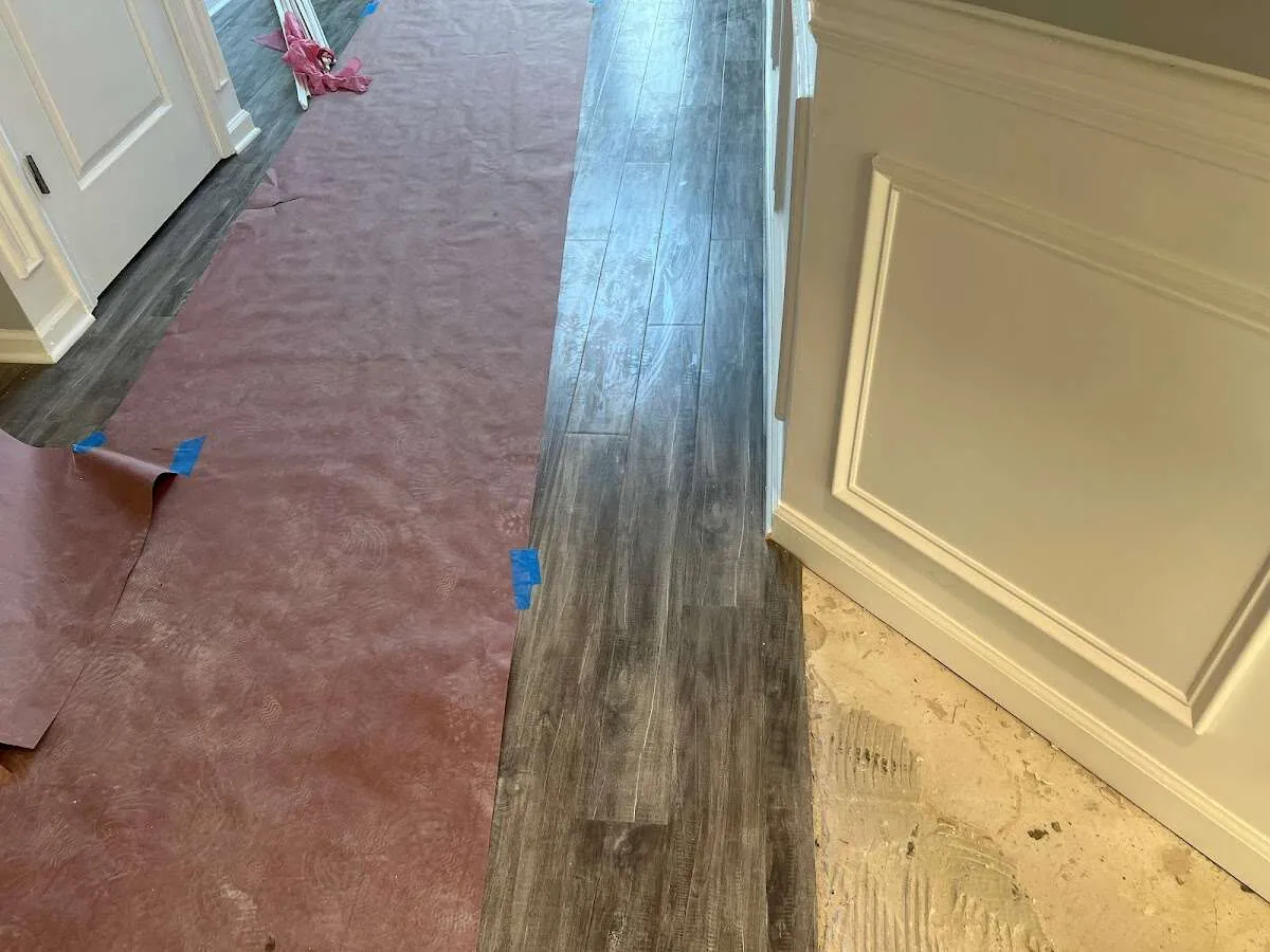 Completed marble shower restoration in Johns Creek